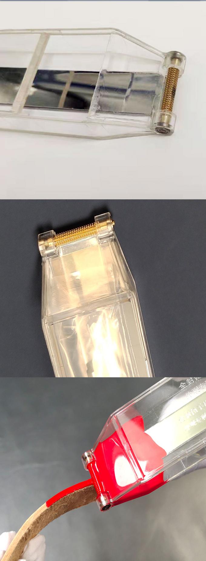 Rodillo de tratamiento de tinta para bordes, herramientas de teñido de bordes transparentes selladas de mano para bordes de cuero 8