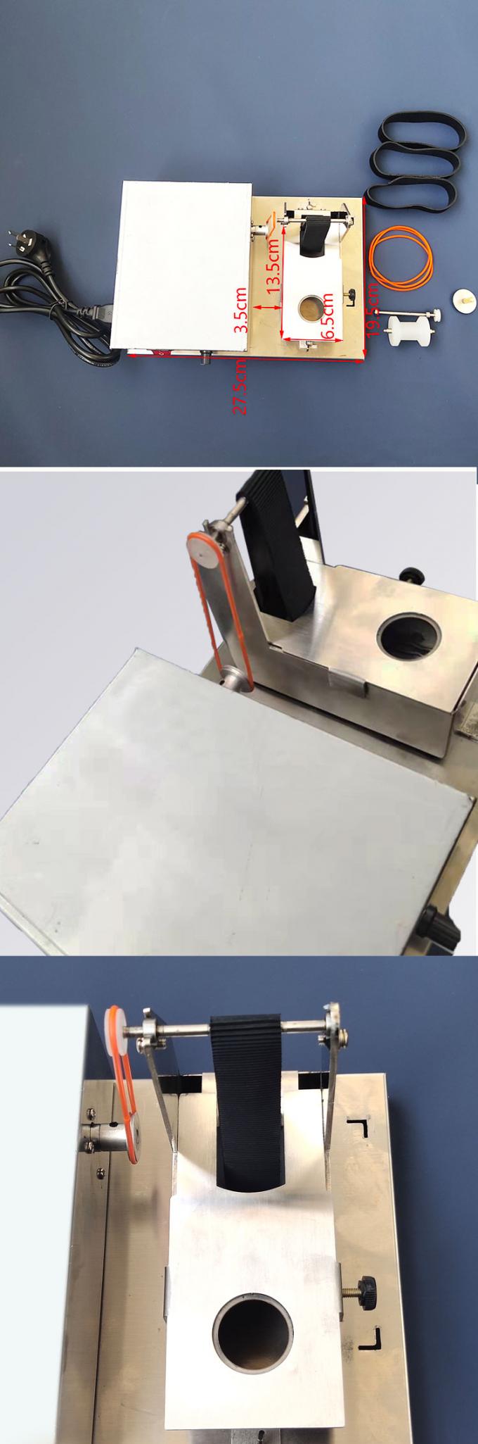 Máquina de pintura de borde de cuero eléctrico de lado único para bolsas de cinturón fácil de limpiar 220V 8
