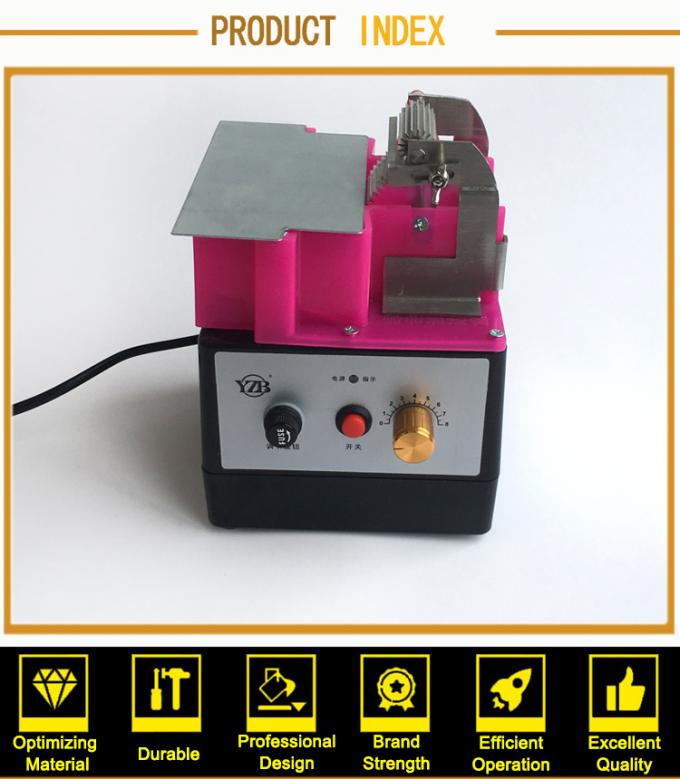 Máquina para teñir el borde de cuero de doble rollo de un solo lado utilizada para el borde curvo o recto del cuero 6