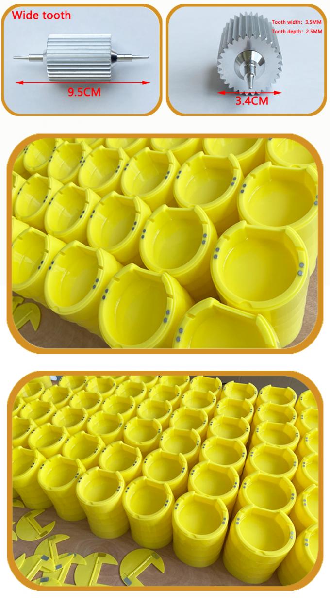 Caja de pintura de rodillos redondos sin rodillos manual para herramienta de teñido de revestimiento de borde de cuero OEM 18