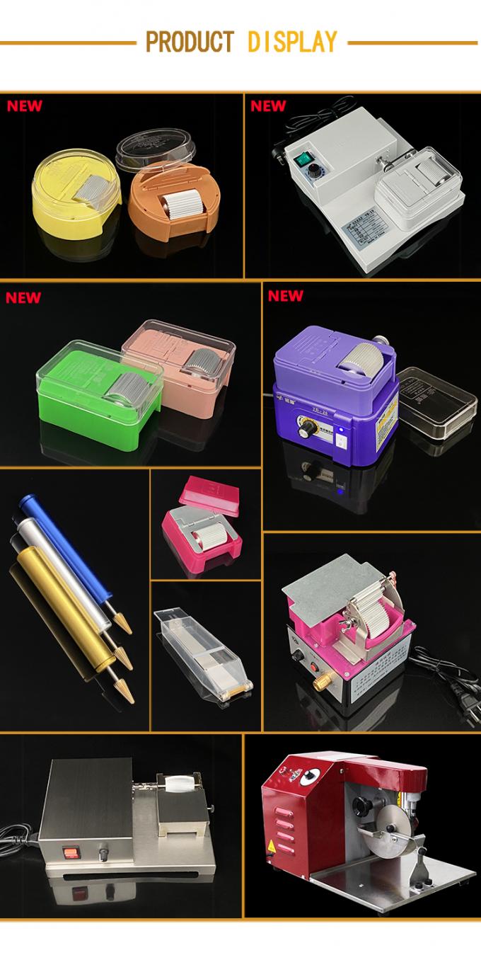 Caja de pintura de borde de cuero sin rodamiento de gran capacidad Máquina de colorear borde de cuero 4