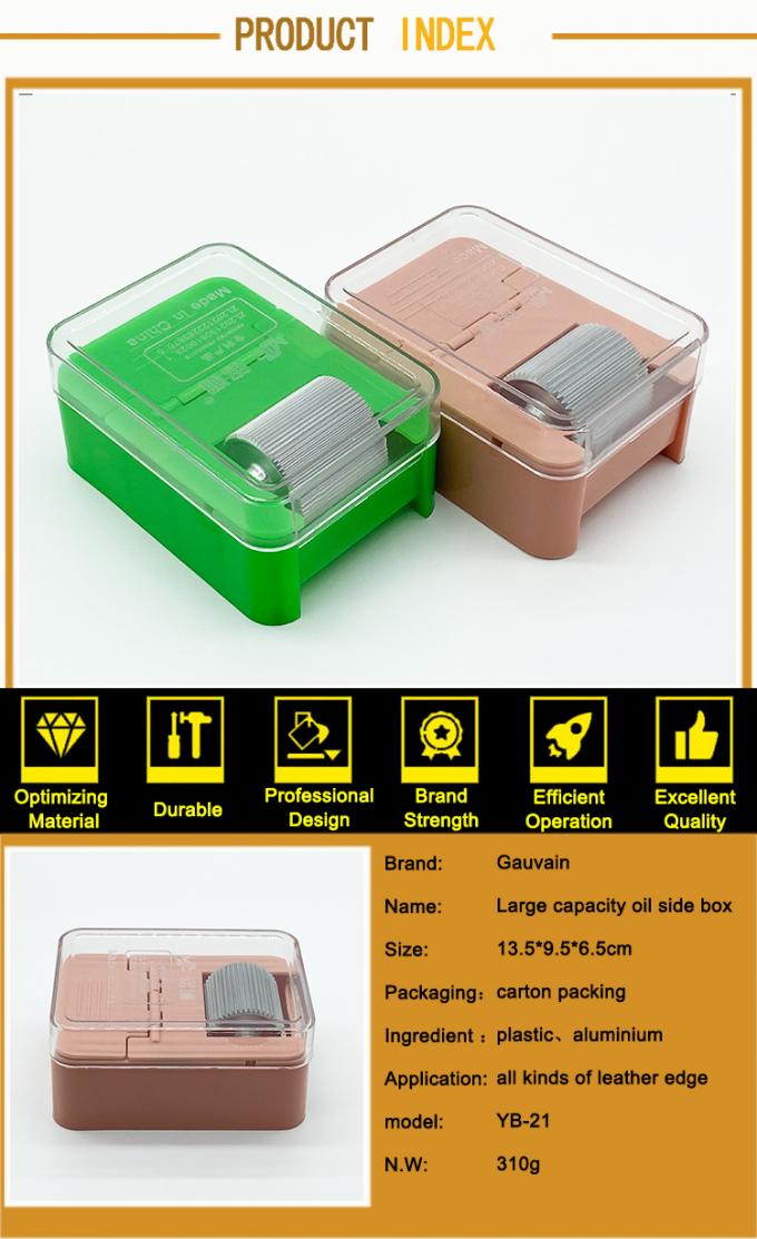 Caja de pintura de borde de cuero sin rodamiento de gran capacidad 6