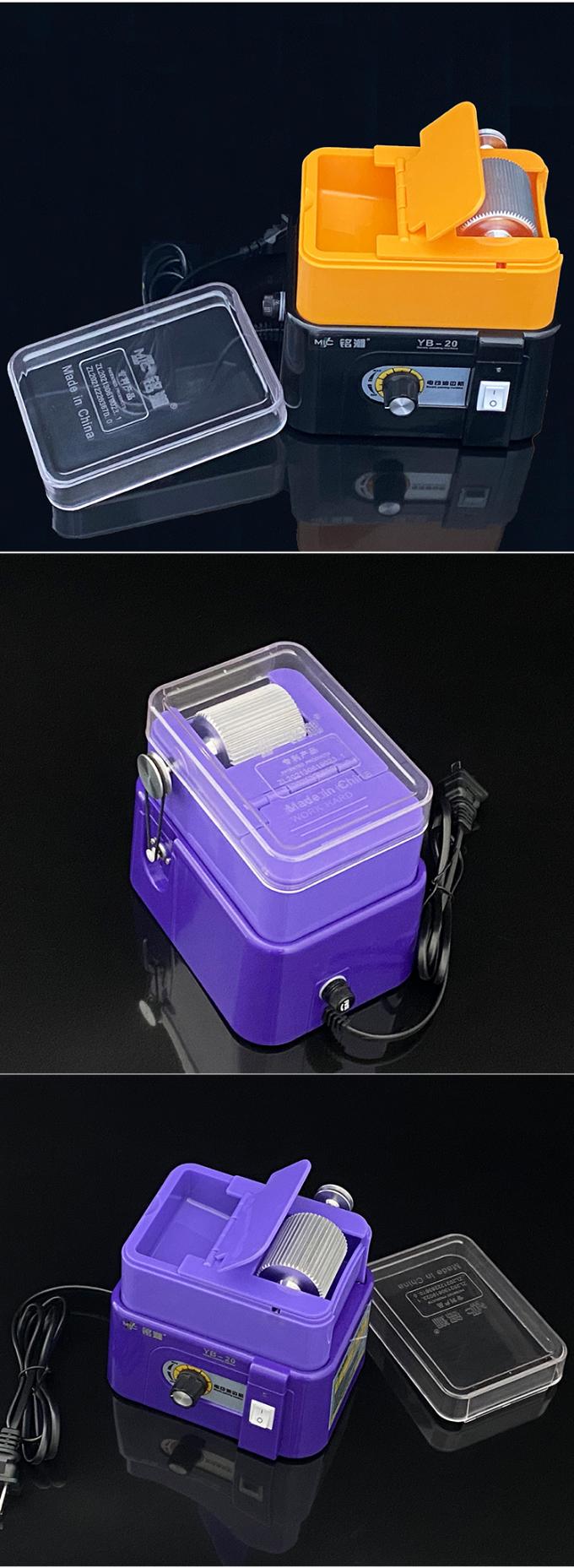 MIC Caja de pintura de borde de cuero eléctrico de revestimiento no adhesivo fácil limpio fácil operación máquina de pintura de borde 220V 10