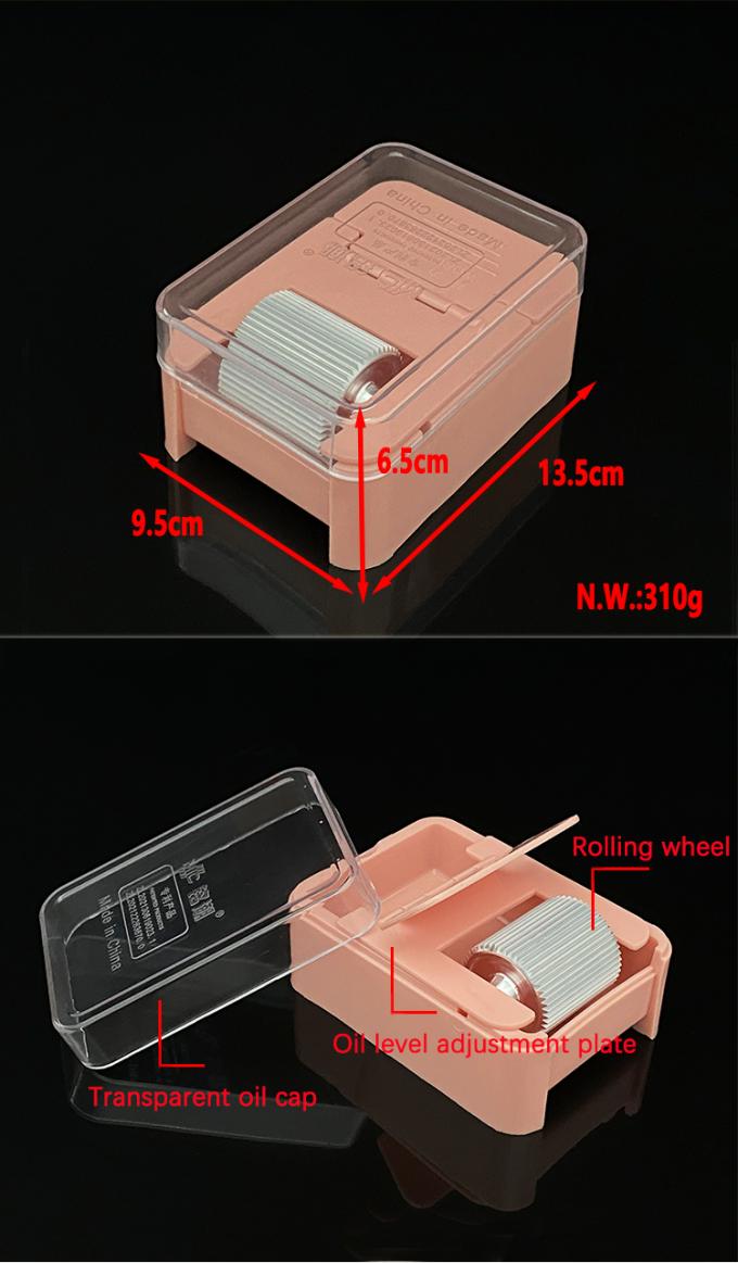 Caja de pintura de borde de cuero sin rodamiento de gran capacidad Máquina de colorear borde de cuero 8