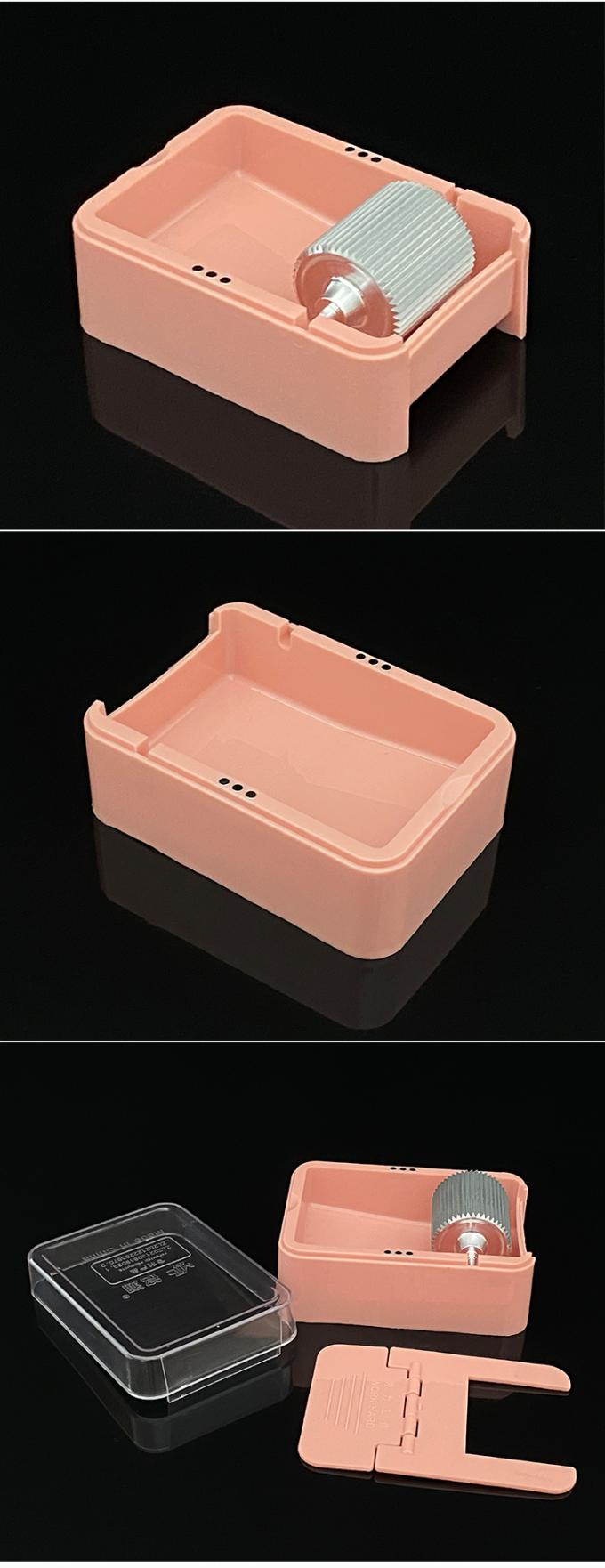 Caja de pintura de borde de cuero sin rodamiento de gran capacidad Máquina de colorear borde de cuero 12