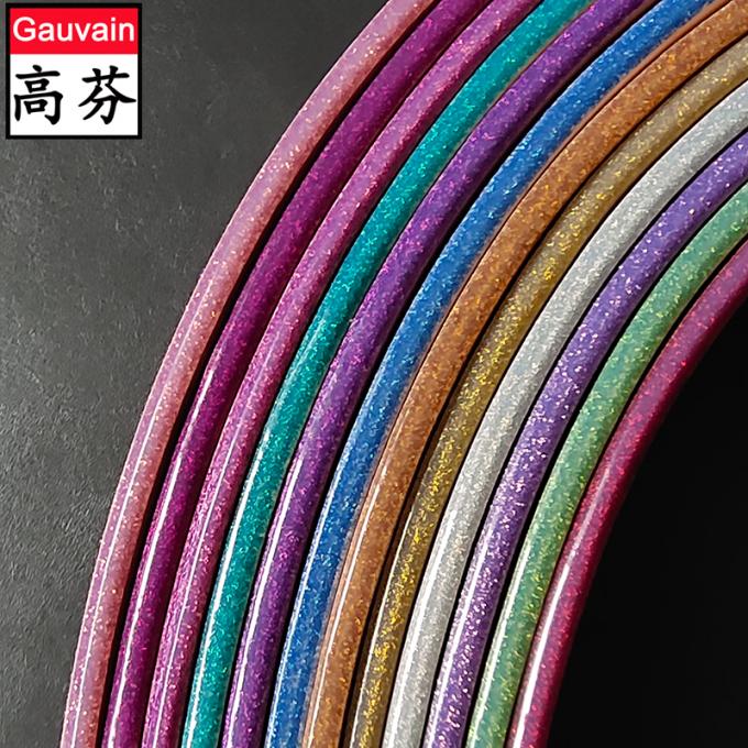 Polyurethane a base de agua Glitter Leather Edge Paint Revestimiento líquido para muebles Cinturones de cuero Bolsas Correa de calzado 6