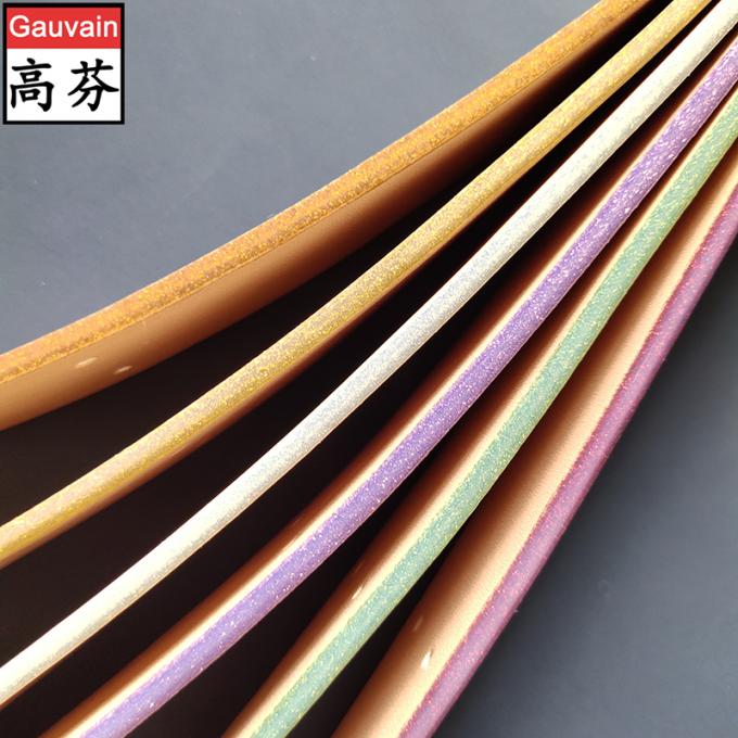 Polyurethane a base de agua Glitter Leather Edge Paint Revestimiento líquido para muebles Cinturones de cuero Bolsas Correa de calzado 10