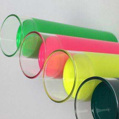 Serie de pasta de color fluorescente a base de agua fluorescente limón amarillo fluorescente verde