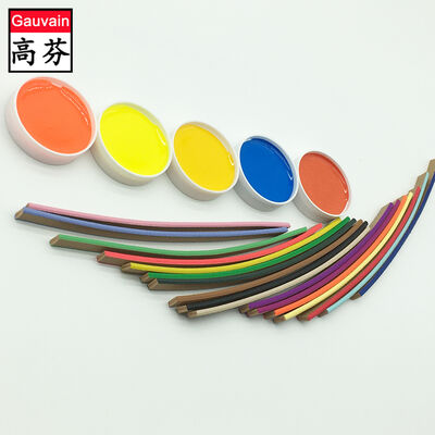Pintura de borde de cuero a base de agua Uso para el borde de cuero crudo Cinturones de calzado Bolsas de zapatos Diferentes colores