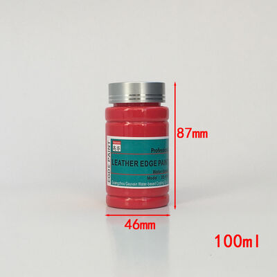 Pintura avanzada de poliuretano para bordes de cuero a base de agua, para bordes de cuero crudo, bricolaje, 100ml/botella
