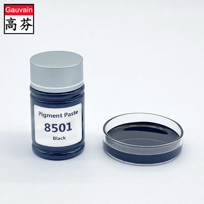 Colorantes a base de agua directos de fábrica Pigmentos de pasta para recubrimientos 8501 Pigmento líquido negro para tinta de impresión textil