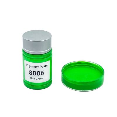 Venta al por mayor, calidad estable a largo plazo, colores brillantes, pasta de color, dispersión de pigmento verde fluo a base de agua