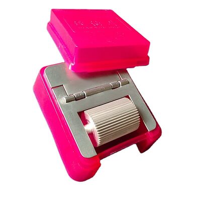 Caja de entintado de aceite antiadherente para máquina de pintura de Color de borde de cuero, bolsa, cinturón, billetera