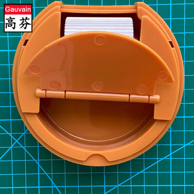 Caja de pintura de rodillos redondos sin rodillos manual para herramienta de teñido de revestimiento de borde de cuero OEM